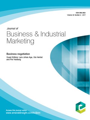 cover image of Journal of Business & Industrial Marketing, Volume 32, Number 4